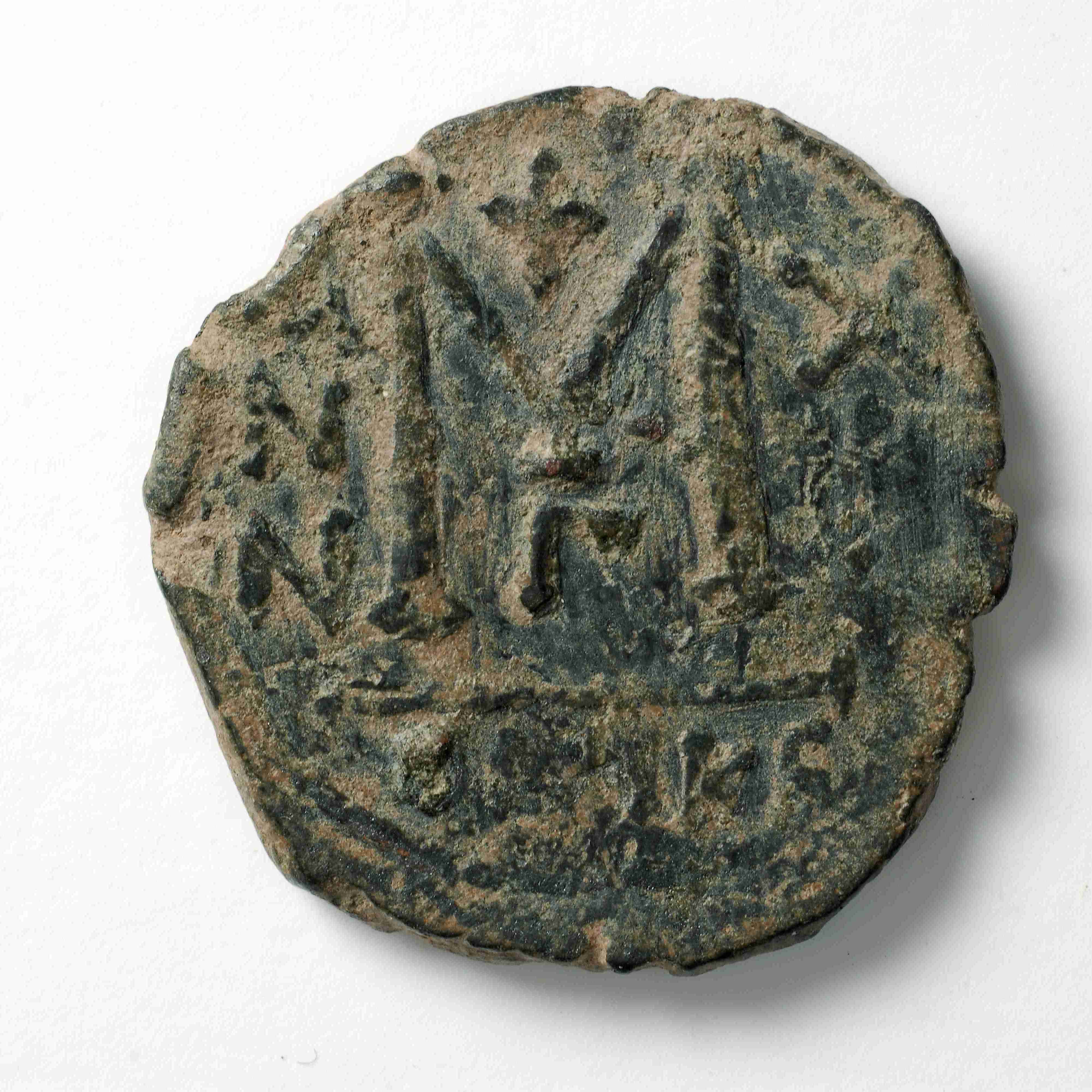 Persian-ruled Syria — Follis (Uncertain Mint, 612–613), реверс, do_byzant