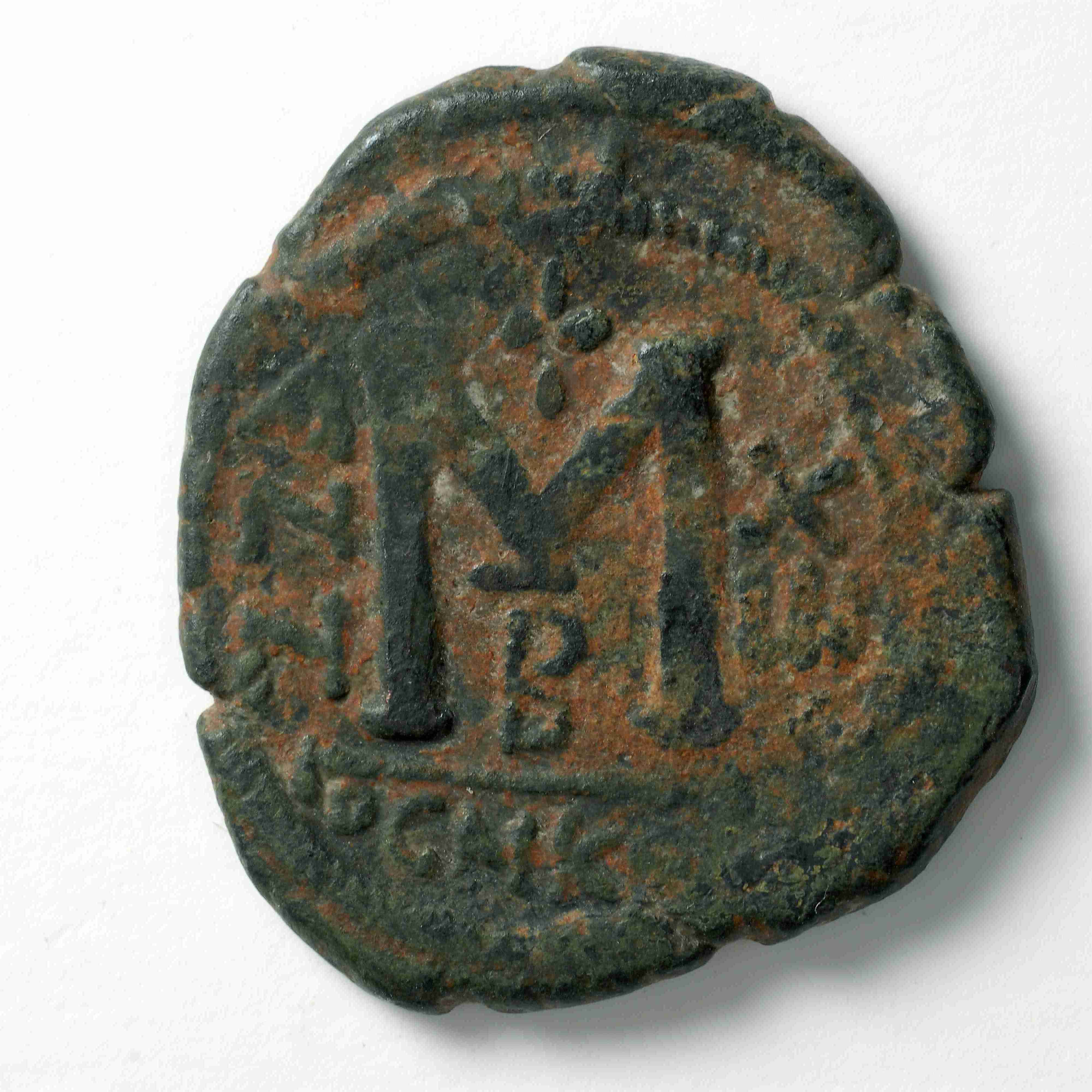 Persian-ruled Syria — Follis (Uncertain Mint, 622–623), реверс, do_byzant
