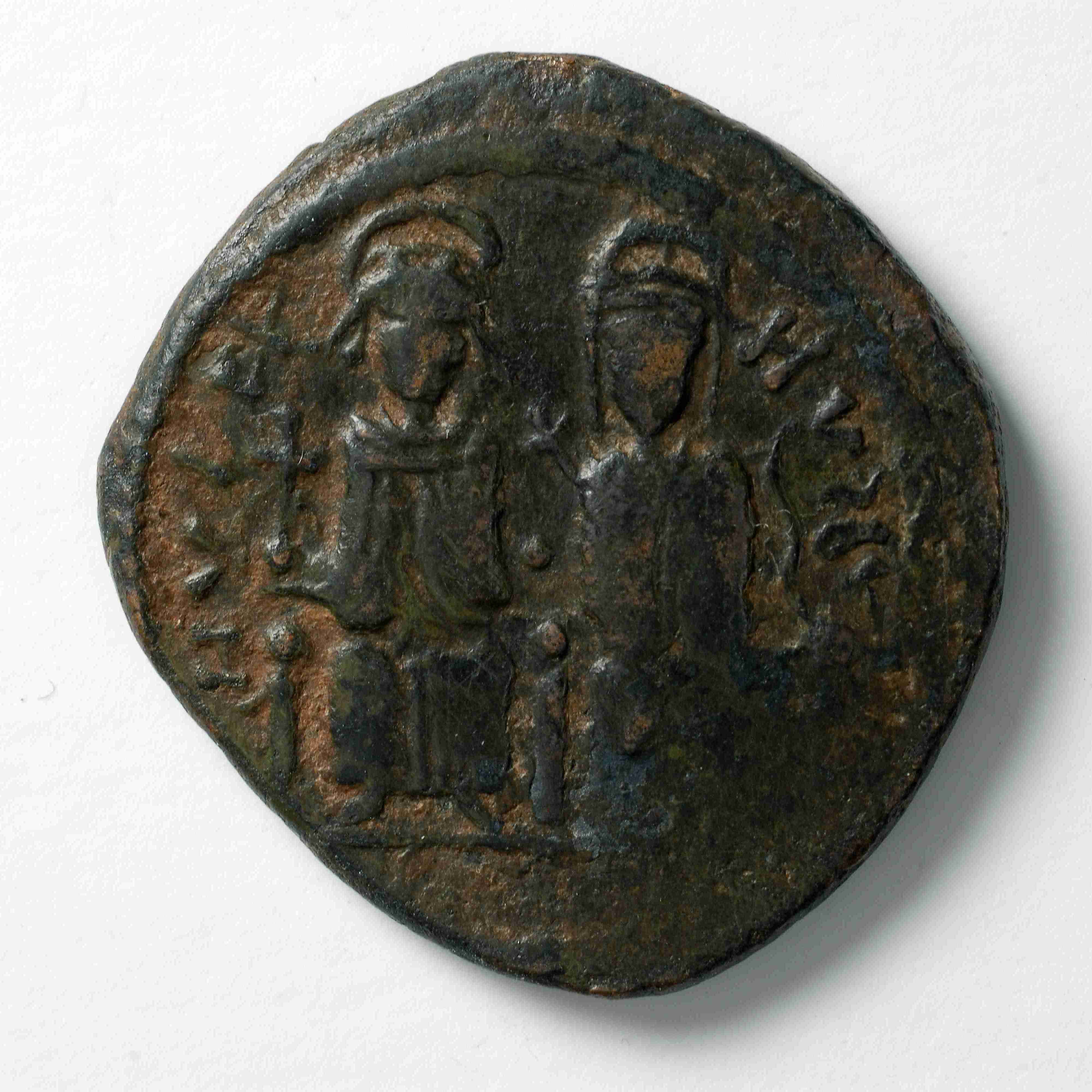 Persian-ruled Syria — Follis (Uncertain Mint, 622–623), аверс, do_byzant