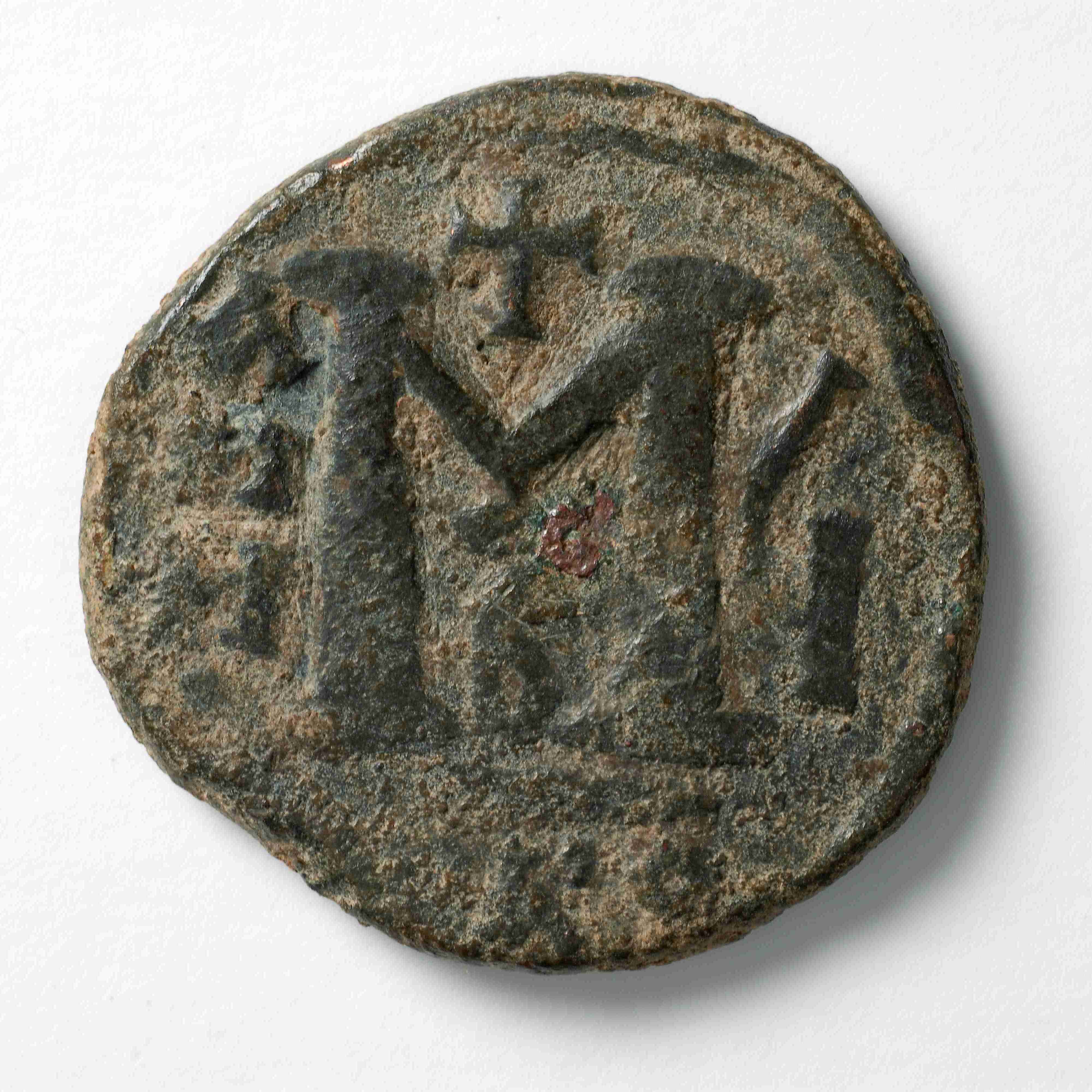 Persian-ruled Syria — Follis (Uncertain Mint, 612–613), реверс, do_byzant