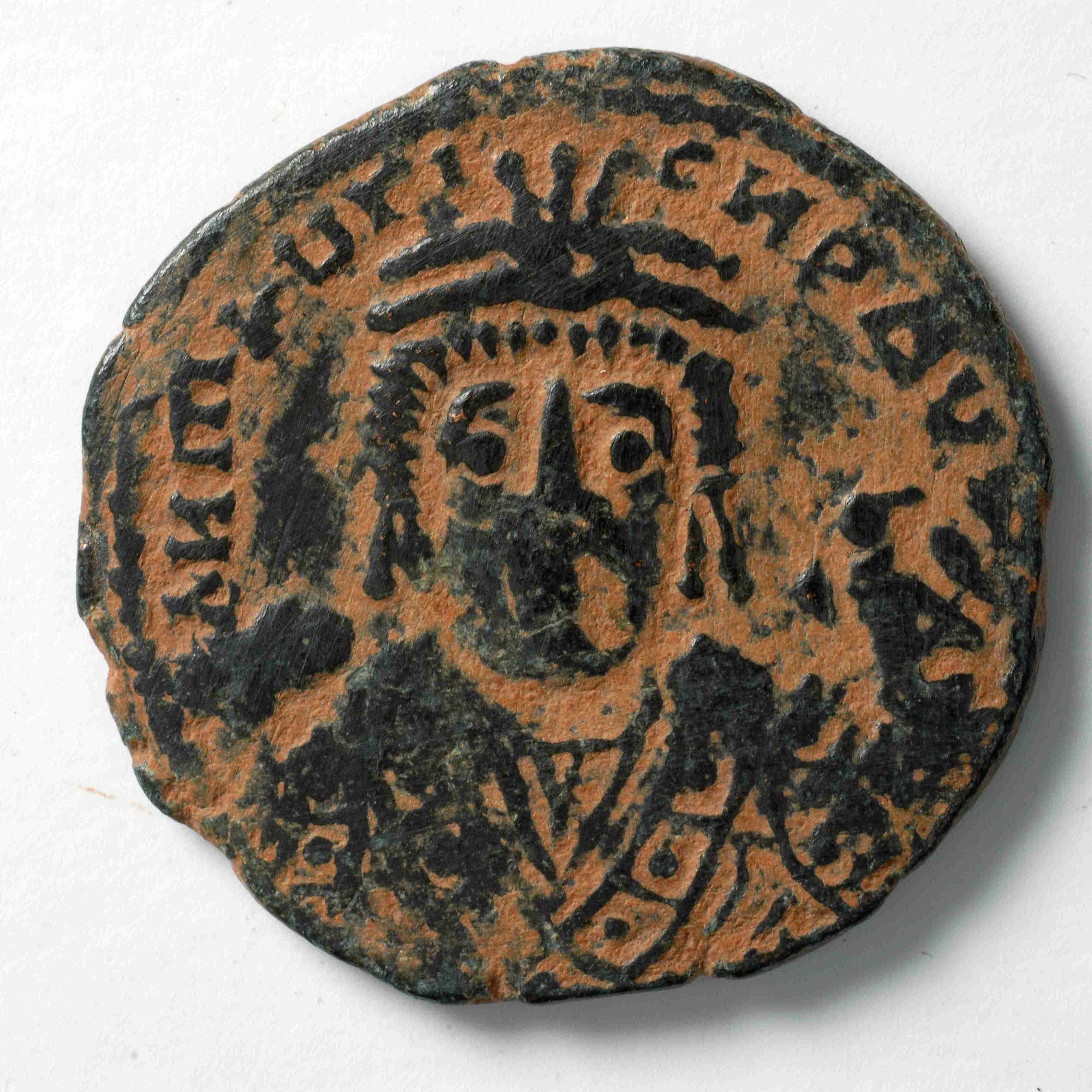 Persian-ruled Syria — Follis (Uncertain Mint, 622–623), аверс, do_byzant