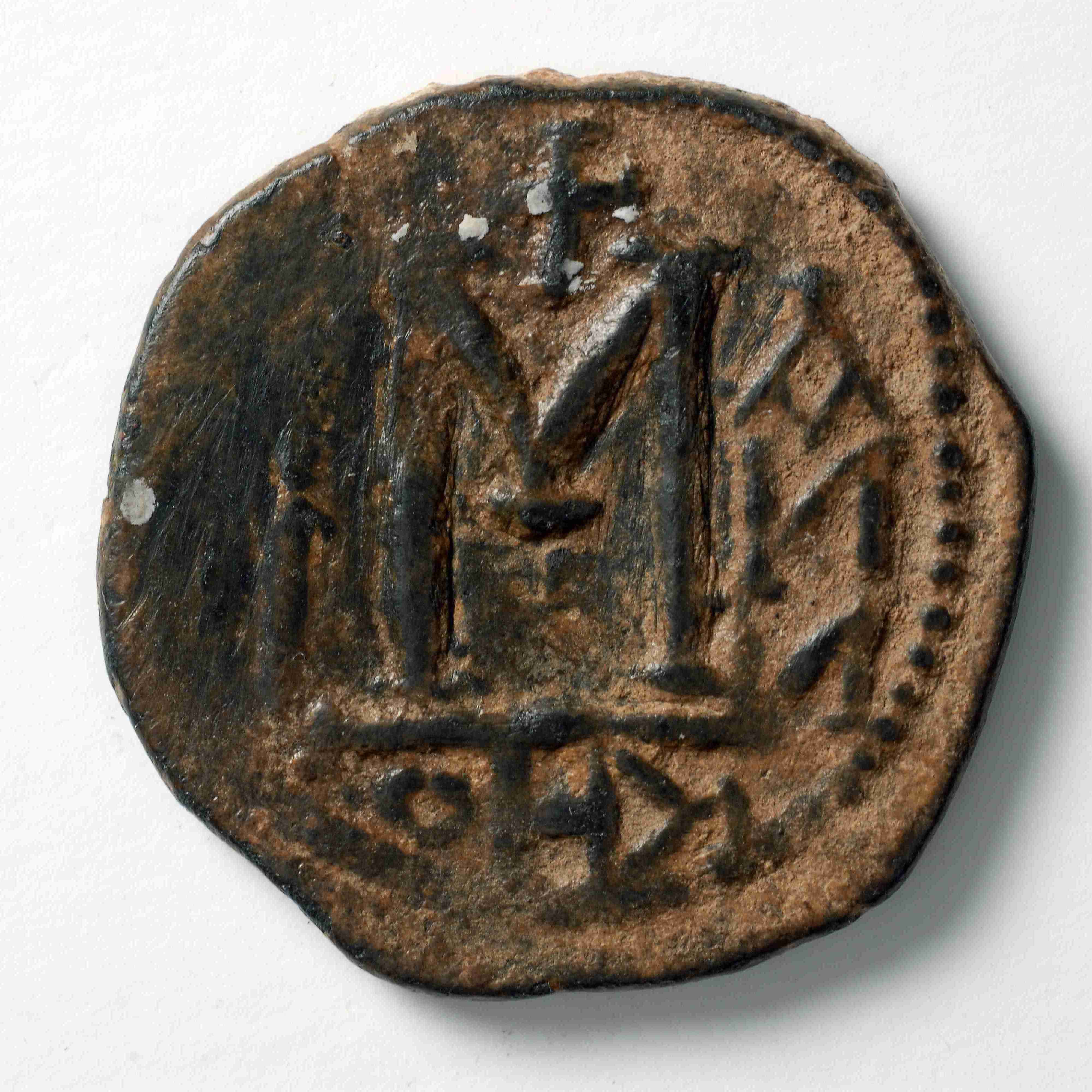 Persian-ruled Syria — Follis (Uncertain Mint, 612–613), реверс, do_byzant