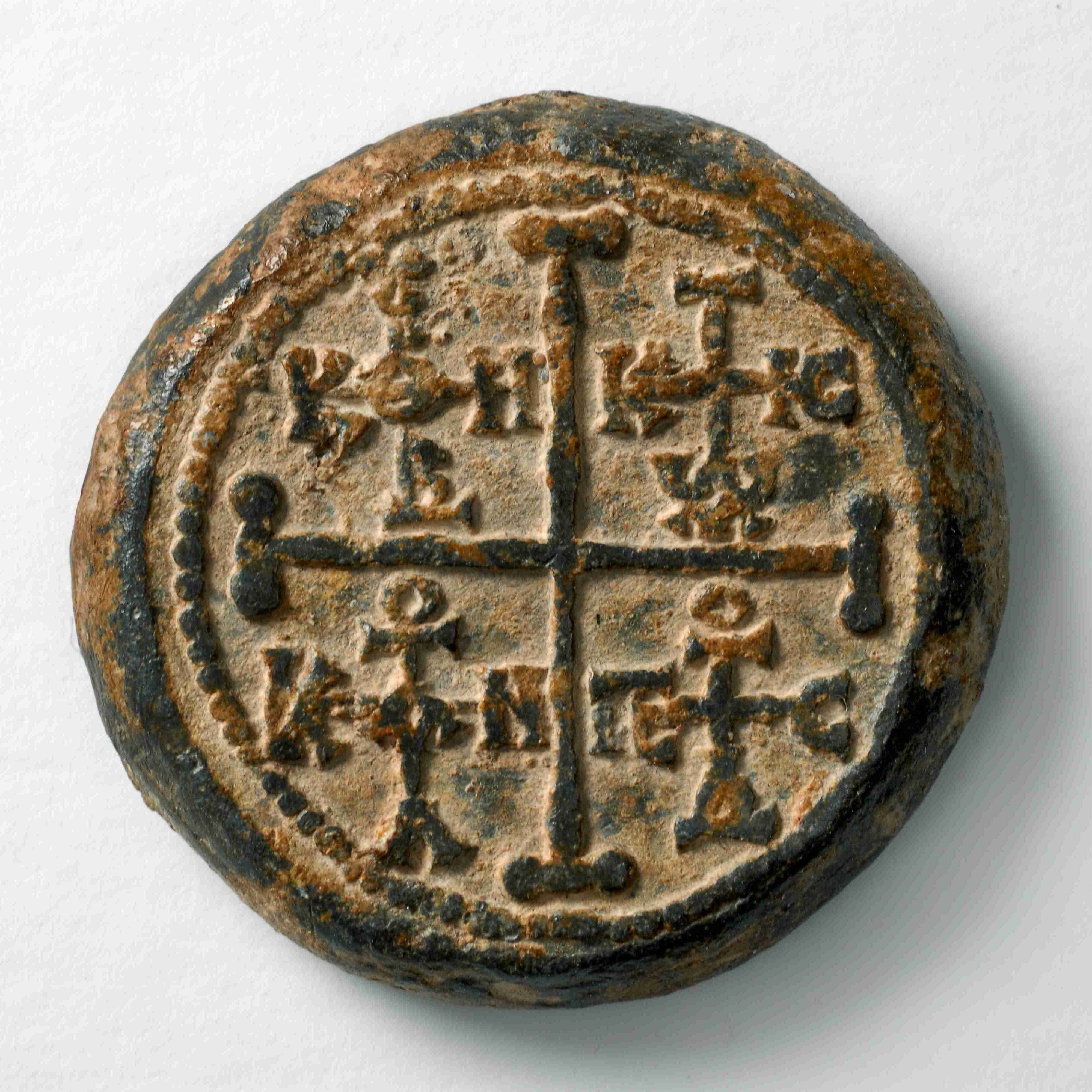 аверс Constantine V — Token (Constantinople, 751)