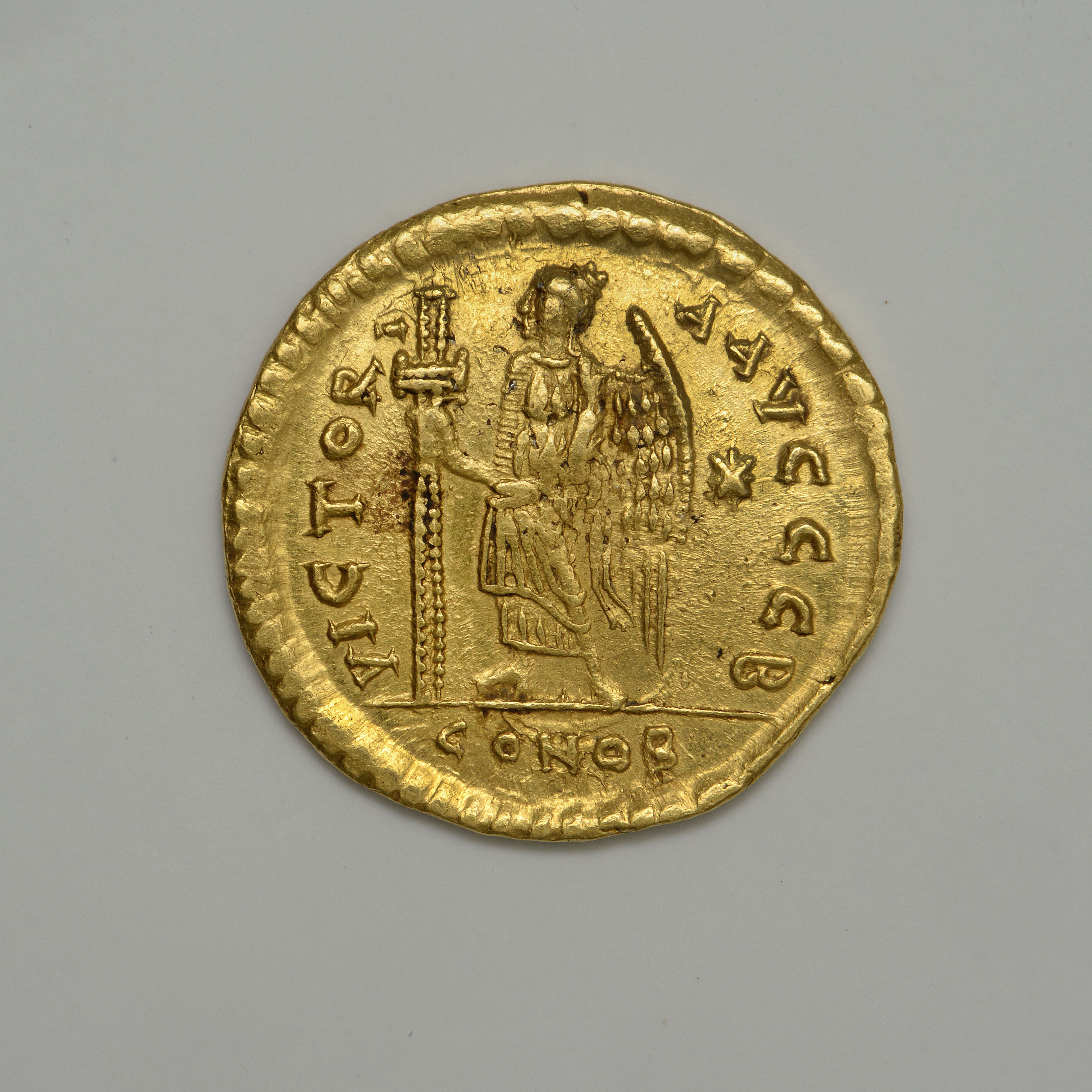 Anastasios I — Solidus (Constantinople, 491), реверс, do_byzant