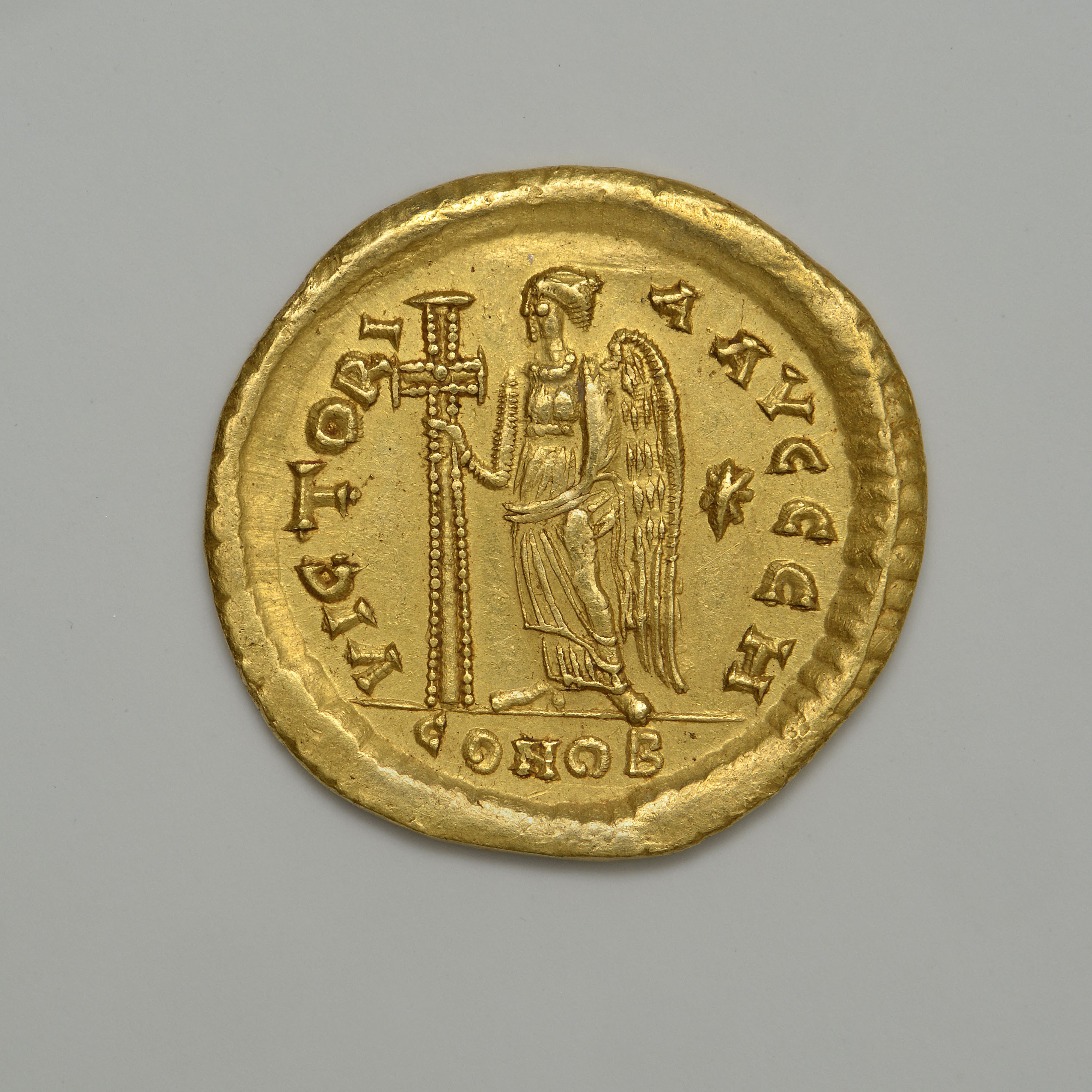 Anastasios I — Solidus (Constantinople, 491), реверс, do_byzant