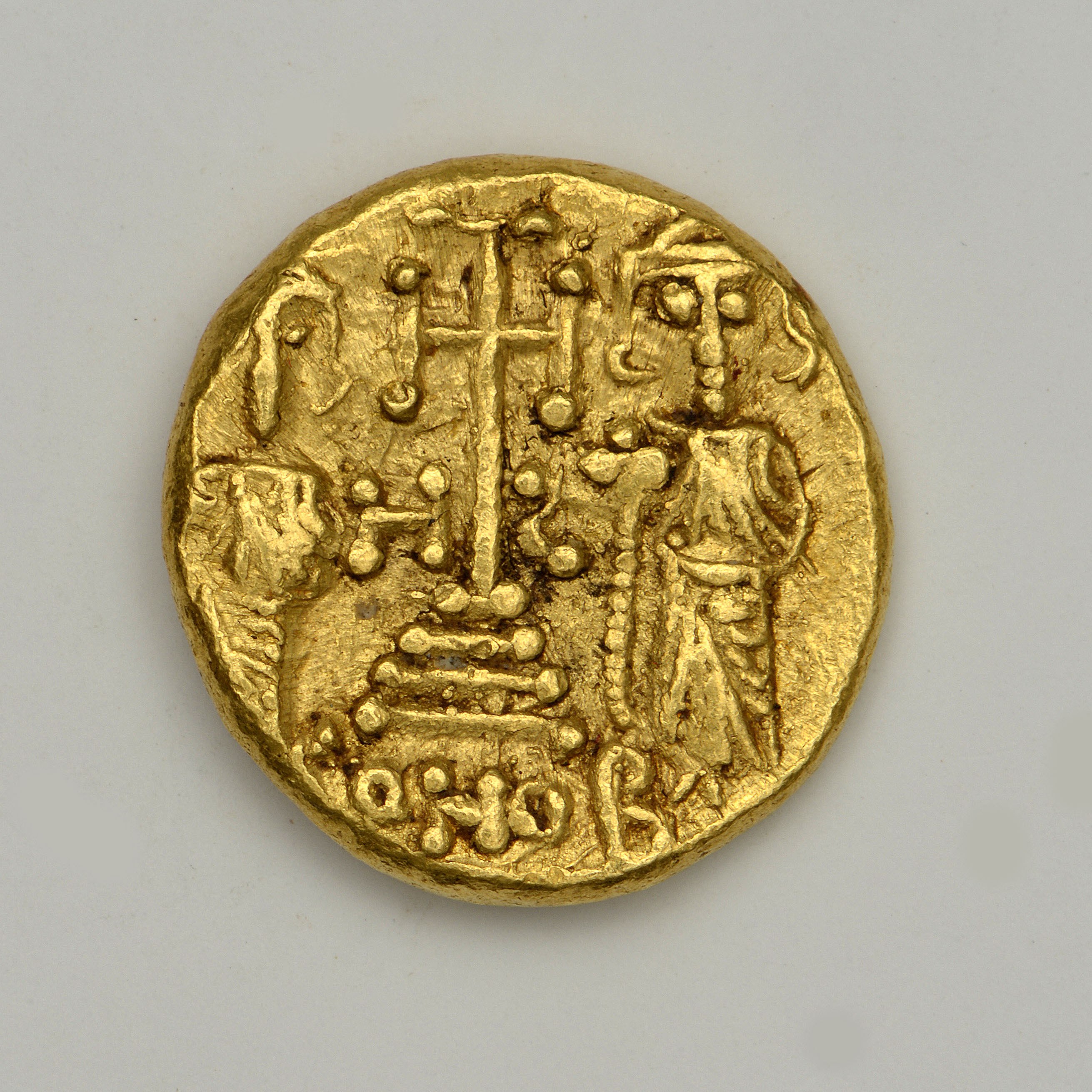 reverse Constantine IV — Solidus (Carthage, 679)